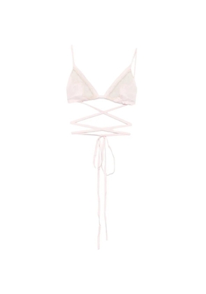 Jejia Anna lace-panel bra - Pink