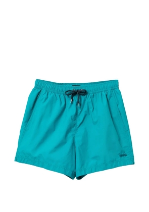 Zegna drawstring swim shorts - Blue