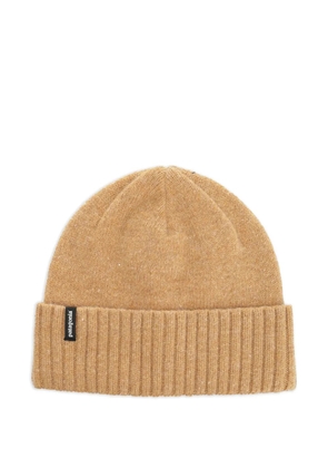 Patagonia Brodeo ribbed-knit beanie hat - Neutrals