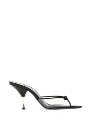 Saint Laurent Jerry rhinestone-embellished mules - Black