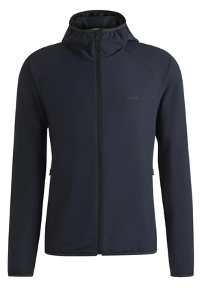BOSS hooded zip-up jacket - Blue