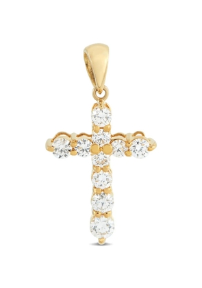 LB Exclusive diamond cross pendant - Gold