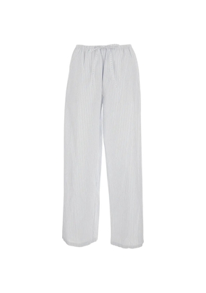 DUNST striped drawstring trousers - White