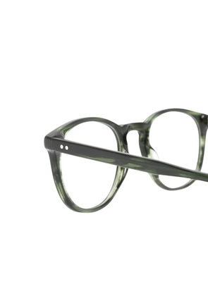 CHARLES STONE round-frame glasses - Green