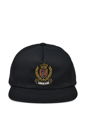 BREATH embroidered logo-patch baseball cap - Black