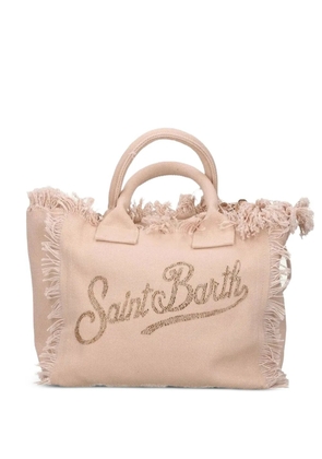 MC2 Saint Barth mini Colette frayed tote bag - Pink