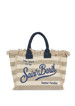 MC2 Saint Barth Vanity frayed tote-bag - Neutrals