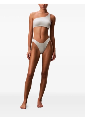 Calvin Klein one-shoulder bikini top - Neutrals