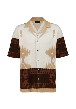 Alanui patterned piqué shirt - Neutrals