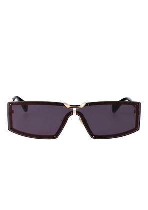 Max Mara Eyewear geometric-frame sunglasses - Gold