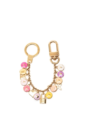 Louis Vuitton Pre-Owned 2010-2025 Gold Plated and Enamel Pastilles and Bag Charm key chain