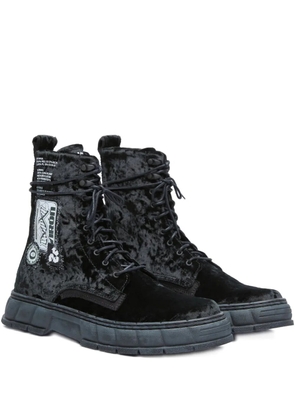 Virón velvet boots - Black