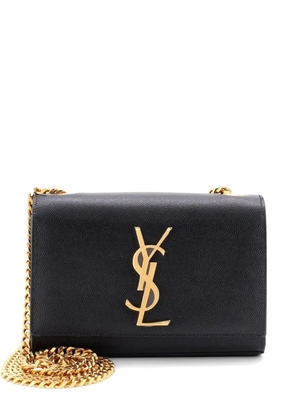 Saint Laurent Pre-Owned Classic Monogram Grainy Leather Small crossbody bag - Black