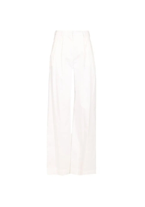 Al Duca D’Aosta 1902 wide-leg pleated trousers - White