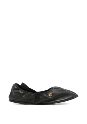 Versace Medusa round-toe ballet flats - Black