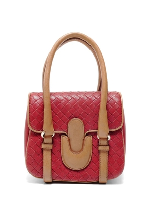 Bottega Veneta Pre-Owned 2000-2010s Intrecciato leather handbag - Red