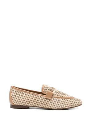 exè woven horsebit ballet flats - Neutrals