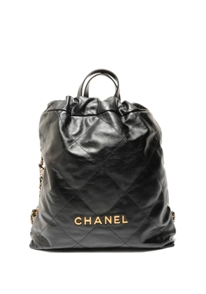 CHANEL Pre-Owned 2022-2025 Chanel 22 backpack - Black