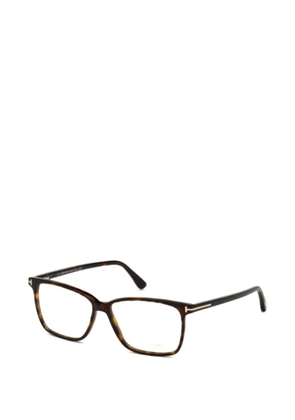 TOM FORD Eyewear Block square-frame glasses - Brown