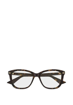 Gucci Eyewear Double G glasses - Brown