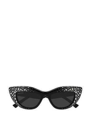 Gucci crystal-embellished cat-eye sunglasses - Black