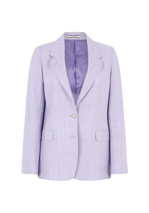 Tagliatore single-breasted notched-lapels blazer - Purple