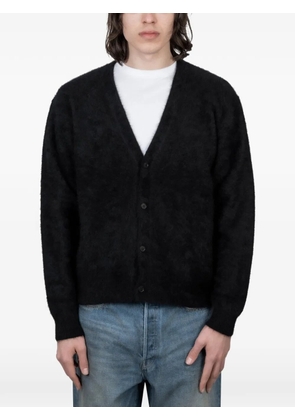 STEIN brushed-knit cardigan - Black