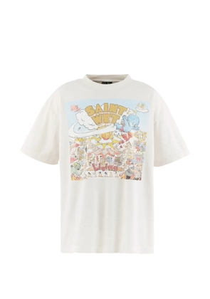 SAINT MXXXXXX graphic-print crew-neck T-shirt - White