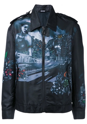 Lanvin Lonely Town printed jacket - Black