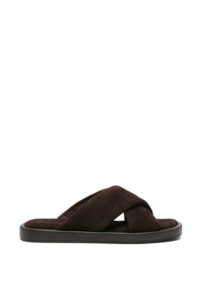 TAMARIS criss-cross strap sandals - Brown