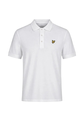 Lyle & Scott logo-embroidered polo shirt - White