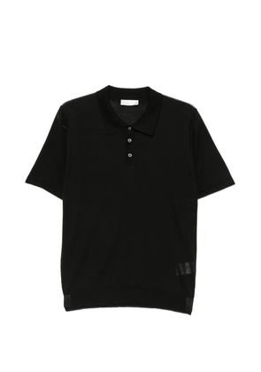 Roberto Collina short-sleeve polo shirt - Black