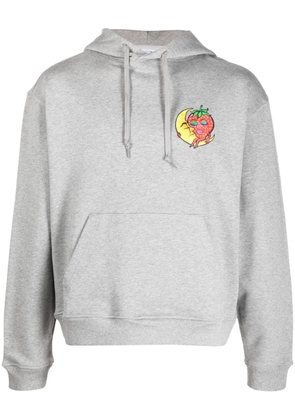 Sky High Farm fruit-print cotton hoodie - Grey