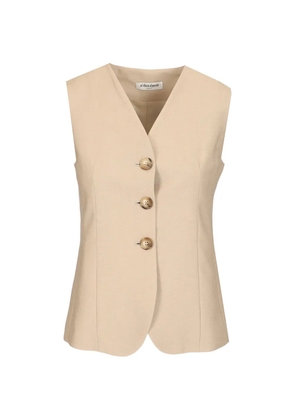 Al Duca D’Aosta 1902 twill waistcoat - Neutrals