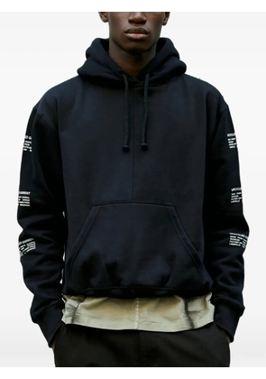 Space Available Plant Based graphic-print hoodie - Black