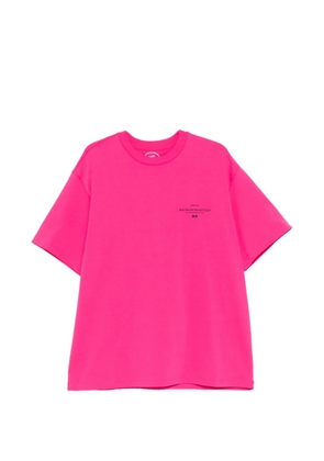 Anti Social Social Club x Songzio logo-print short-sleeve T-shirt - Pink