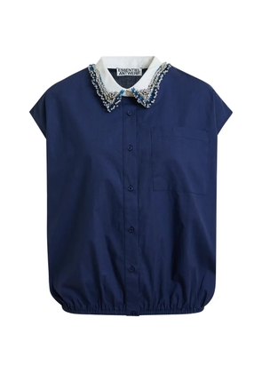 Essentiel Antwerp bead-embellished shirt - Blue