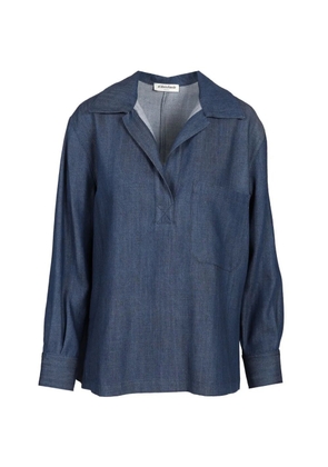 Al Duca D’Aosta 1902 V-neck shirt - Blue