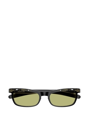 VALENTINO GARAVANI EYEWEAR VLogo-detail crystal-embellished sunglasses - Black