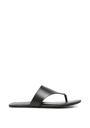 Kiton open-toe leather sandals - Black