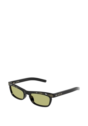VALENTINO GARAVANI EYEWEAR VLogo-detail crystal-embellished sunglasses - Black