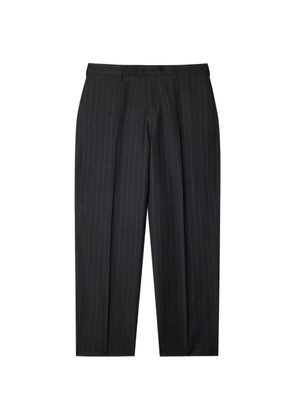 Paul Smith pinstripe-pattern relaxed-fit tailored trousers - Black
