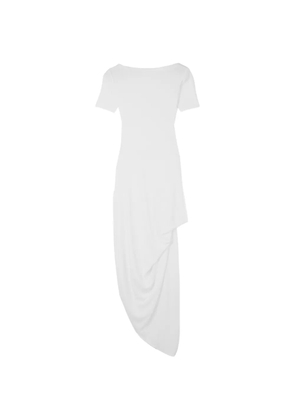 Jacquemus The Sole open-back draped dress - White