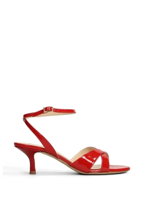 Fabio Rusconi patent crossover-strap sandals - Red