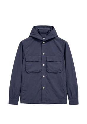 LES HÉRITIERS button-up hoodie - Blue