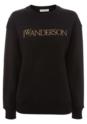 JW Anderson embroidered logo sweatshirt - Black