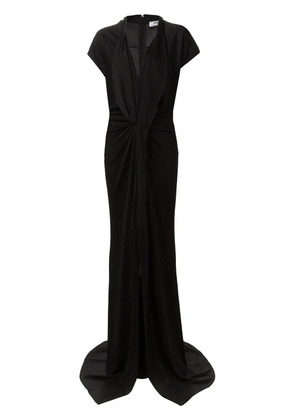 Givenchy draped evening gown - Black