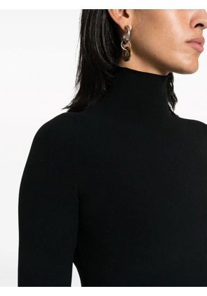Balenciaga ribbed-knit roll-neck sweater - Black