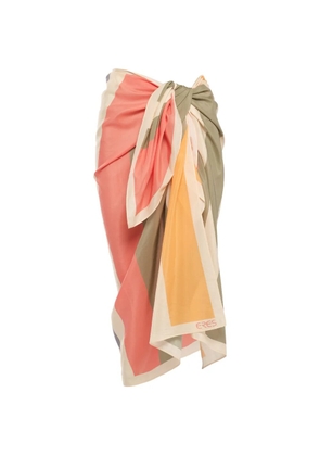 ERES Croquant striped sarong - Neutrals