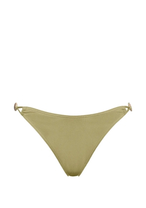 ERES Margaux high-cut ring-detail bikini bottom - Green
